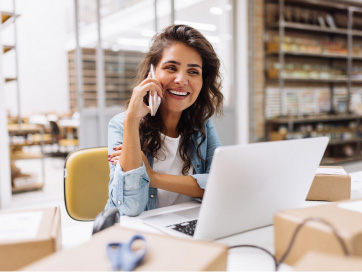 person making a phone call